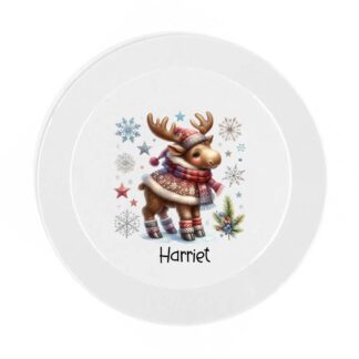 personalised kids Christmas plate