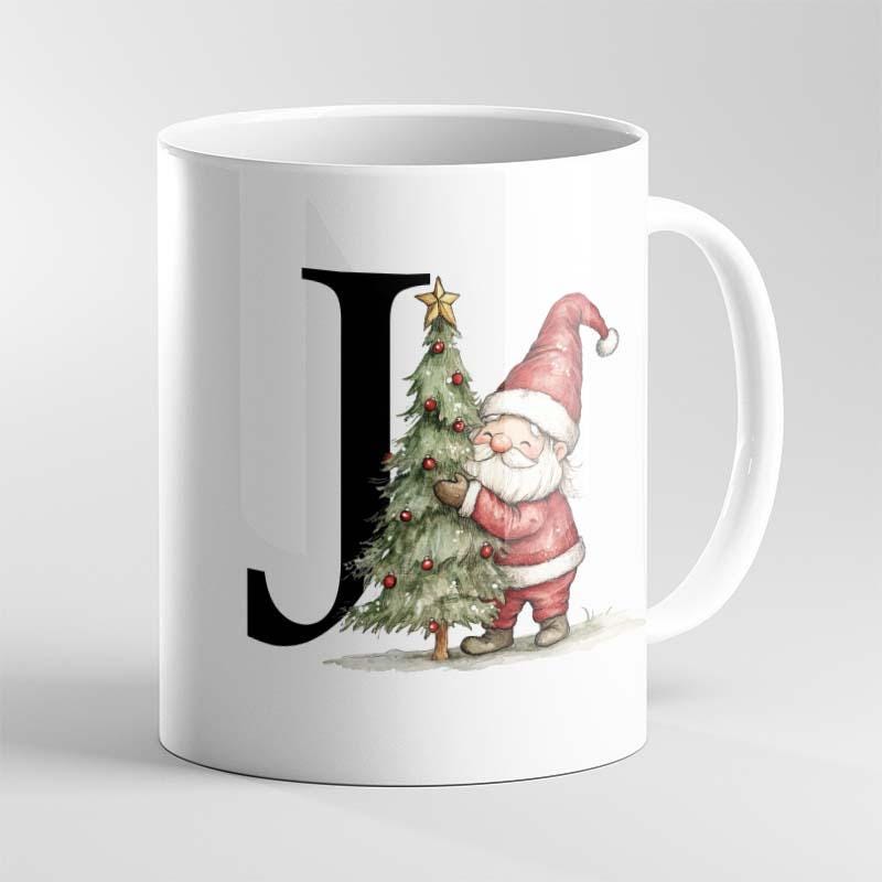 Personalised Christmas Initial Mug – Custom Gift for Someone Special, Unique Festive Present - Image 3