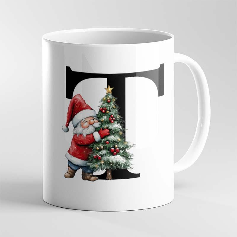 Personalised Christmas Initial Mug – Custom Gift for Someone Special, Unique Festive Present - Image 6
