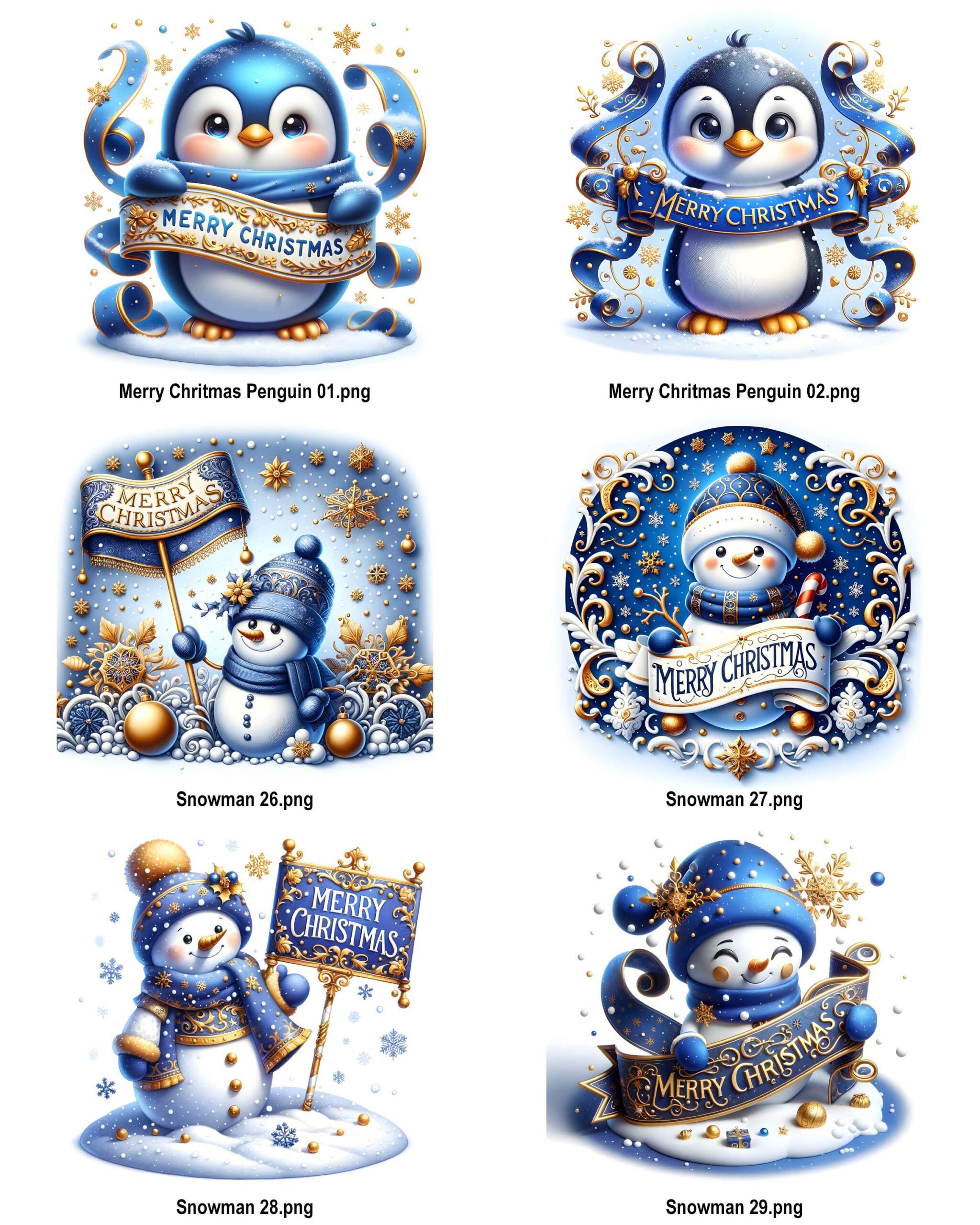 Personalised Christmas Mugs – Merry Christmas | Snowman & Penguin Designs - Image 7