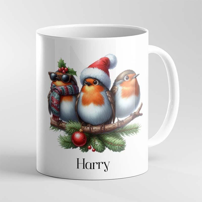 Personalised Christmas Robin Mug – Custom Merry Christmas Gift for Someone Special - Image 5