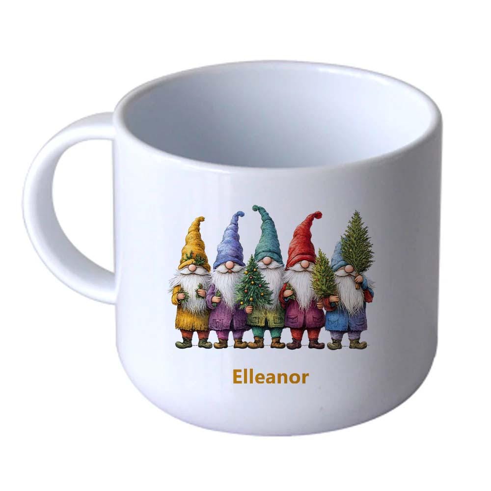 Personalised Kids Christmas Mug – Name or Initial – Unbreakable 6oz Cup - Image 2