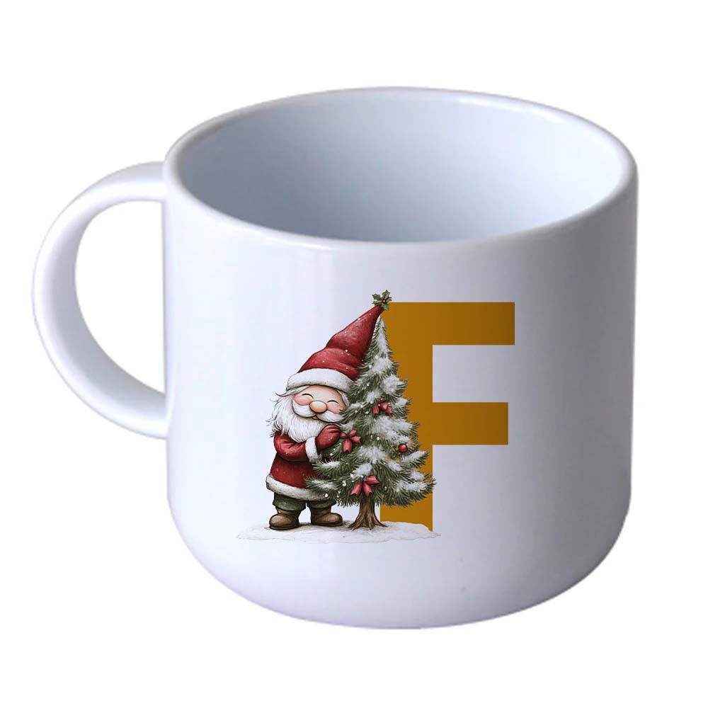 Personalised Kids Christmas Mug – Name or Initial – Unbreakable 6oz Cup - Image 3