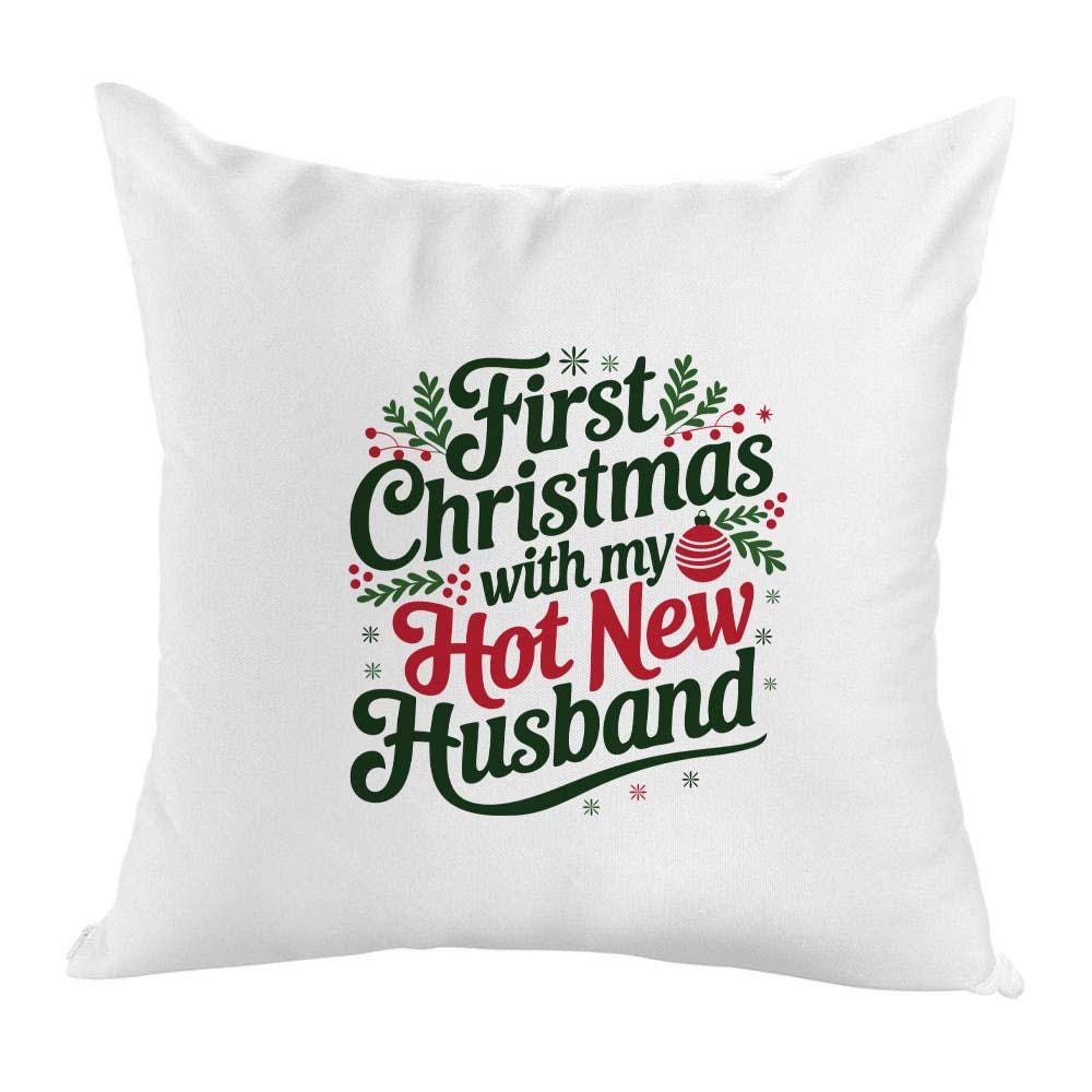 Personalised Christmas Cushion Cover 40cm – Custom Xmas Pillow Case, Cat Designs, Festive Home Decor Gift - Image 2