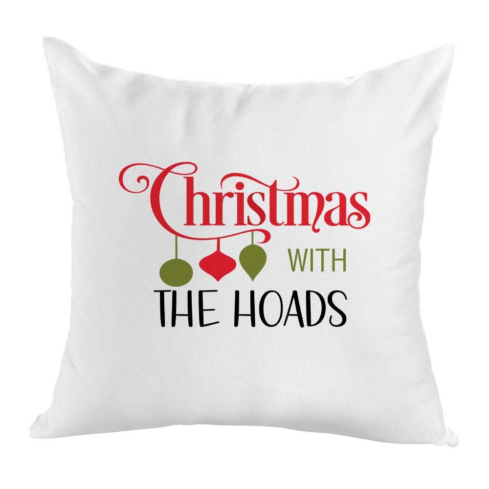Personalised Christmas Cushion Cover 40cm – Custom Xmas Pillow Case, Cat Designs, Festive Home Decor Gift - Image 6