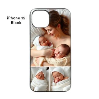 Personalised Photo Phone Case – Custom Image on iPhone 15, 15 Plus, 15 Pro Max or Samsung Galaxy S20, S20+, S20 Ultra – Black or White Case