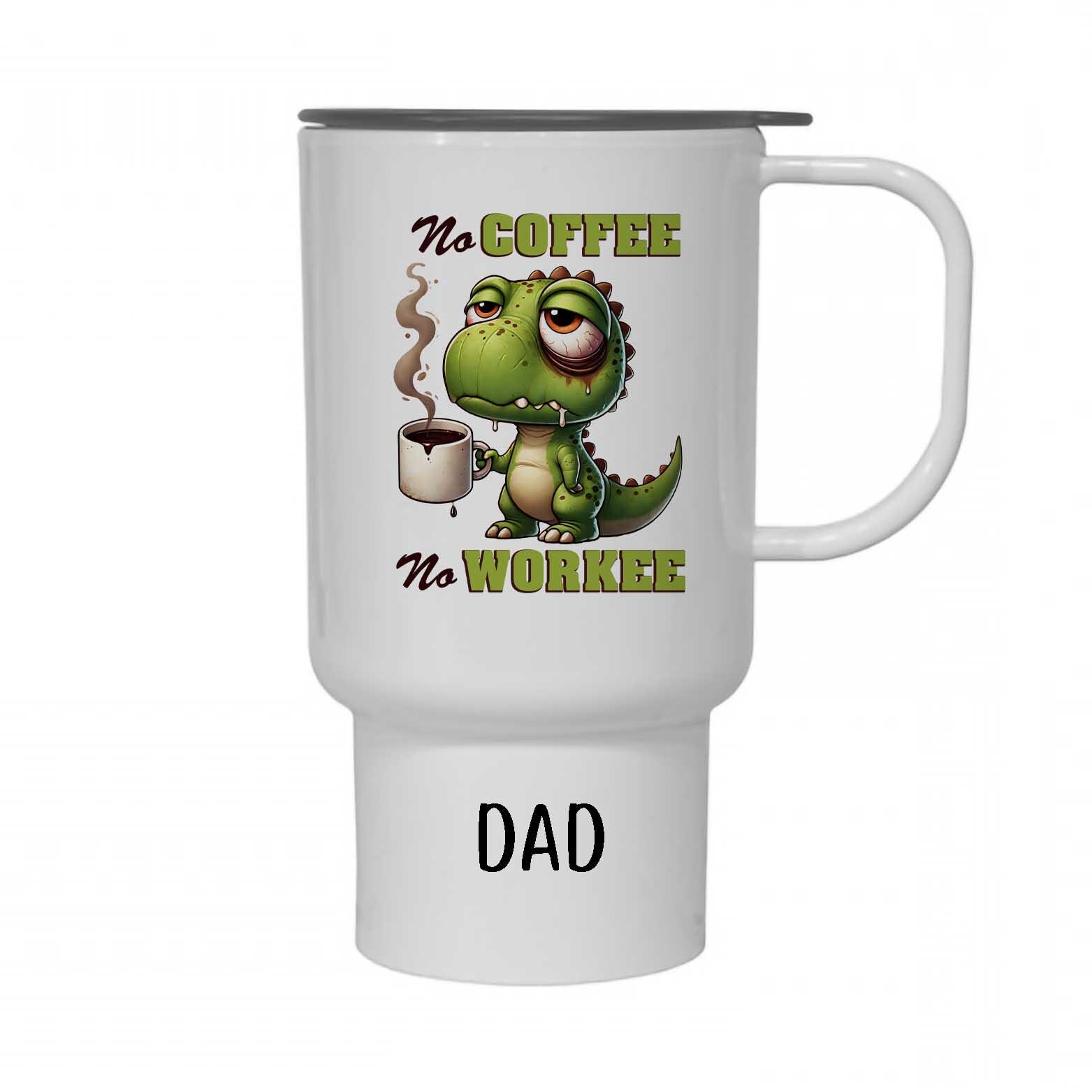 Personalised Travel Mug – Custom Photo or Text 14oz Polymer Cup mug - Image 4