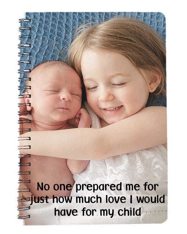 Personalised Photo Notebook – Custom A5 Lined Journal with Hard Plastic Covers - Image 2