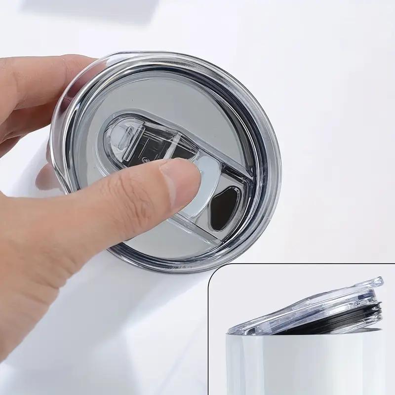 20oz Skinny Stainless Steel Tumbler – Inflated Hearts & Smiley Tumbler Design | Glossy Insulated Travel Cup with Lid, Metal Straw, Brush - Image 10