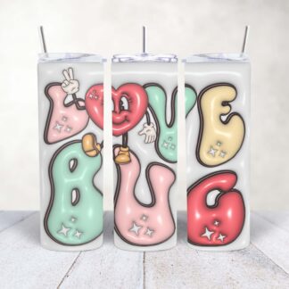 20oz skinny tumbler steel inflated 20oz glossy tumbler inflated tumbler lock lid metal straw brush & gift box