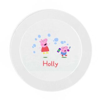 Personalised Peppa Pig Kids Dinner Set | Name Gift