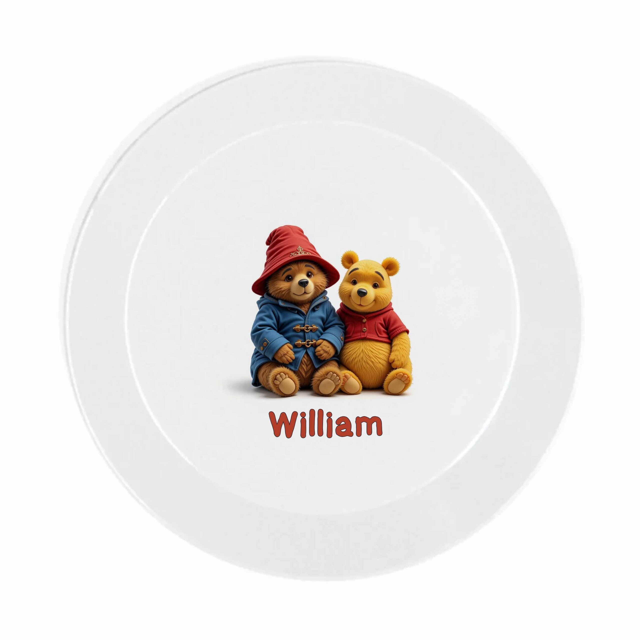 Personalised Kids Bear Dinner Set - Image 4