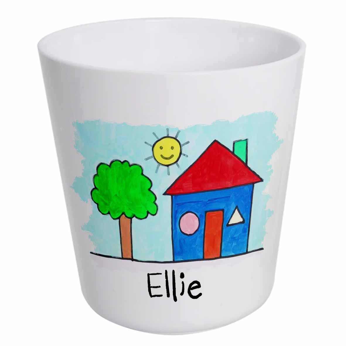 Personalised Kids Plate with Child's Drawing | Custom Dinnerware Set | Kids Artwork Plate | Unique Gift for Children - Image 3