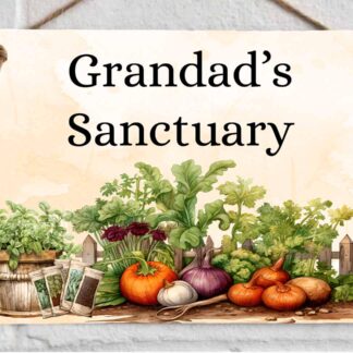 Personalised Garden Sign – Custom High Gloss Metal Wall Hanging, Outdoor Plaque for Patio, Yard or Allotment Decor