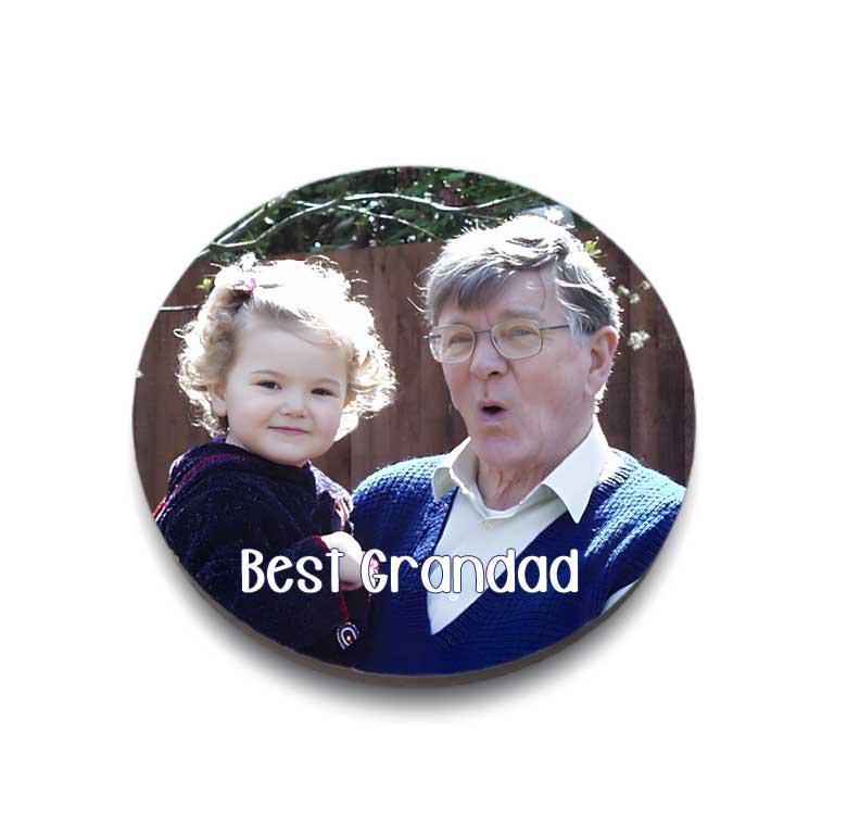 Personalised Photo Coaster: Round Ceramic Picture Coaster (10.5cm) - Image 5