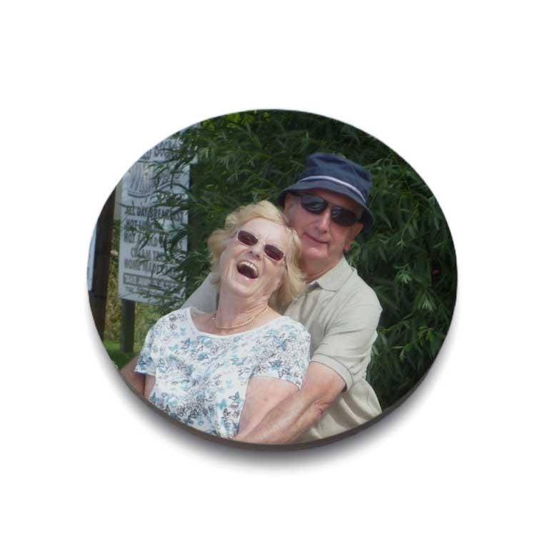 Personalised Photo Coaster: Round Ceramic Picture Coaster (10.5cm) - Image 3