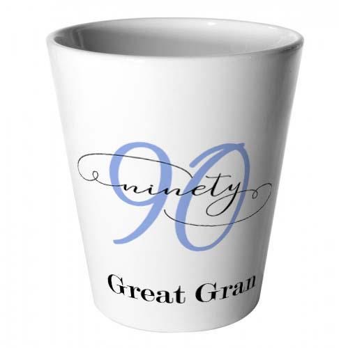 Personalised Ceramic Plant Pot: Birthday Gift, Custom Name & Age - Image 4