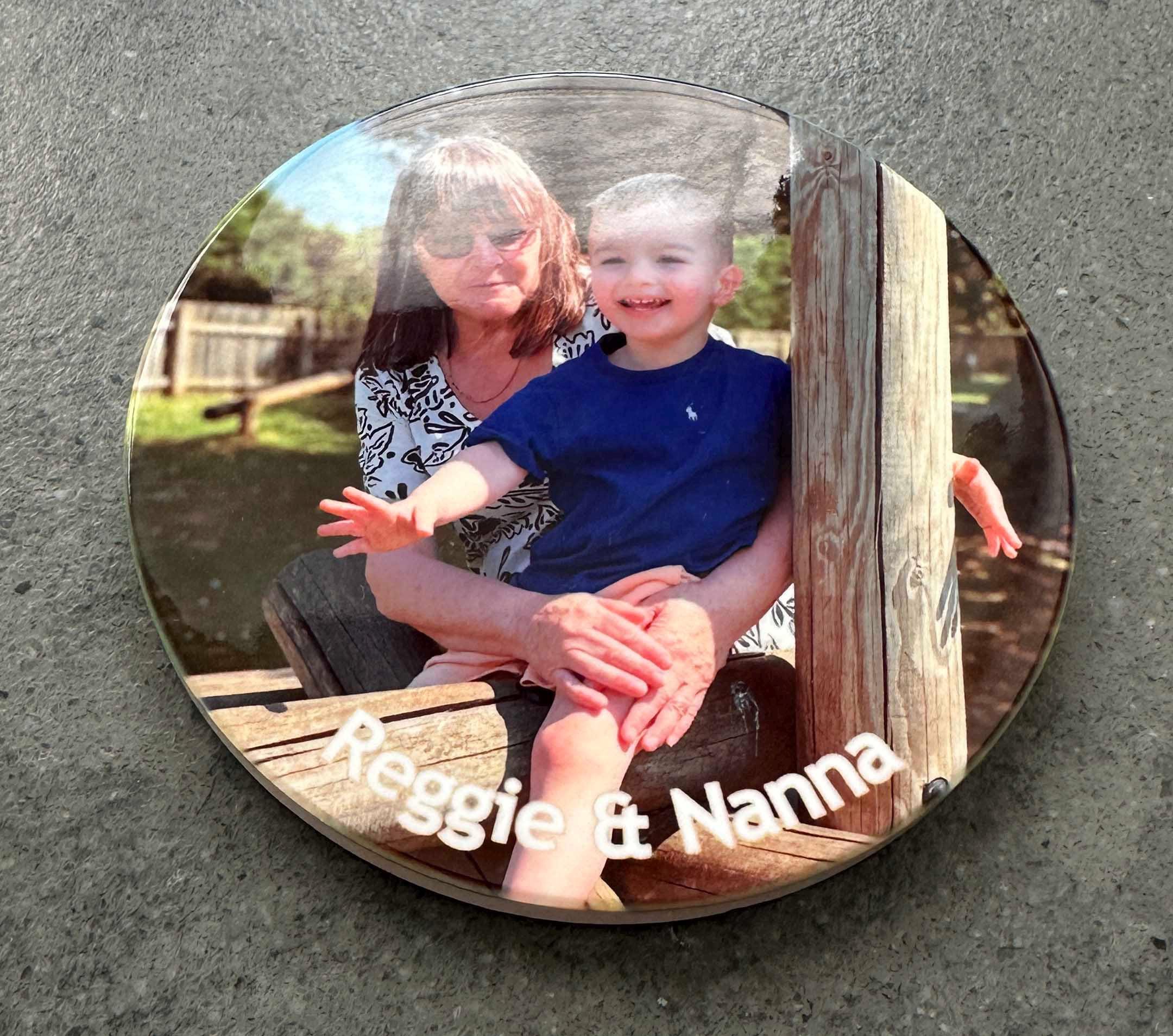Personalised Photo Coaster: Round Ceramic Picture Coaster (10.5cm) - Image 7