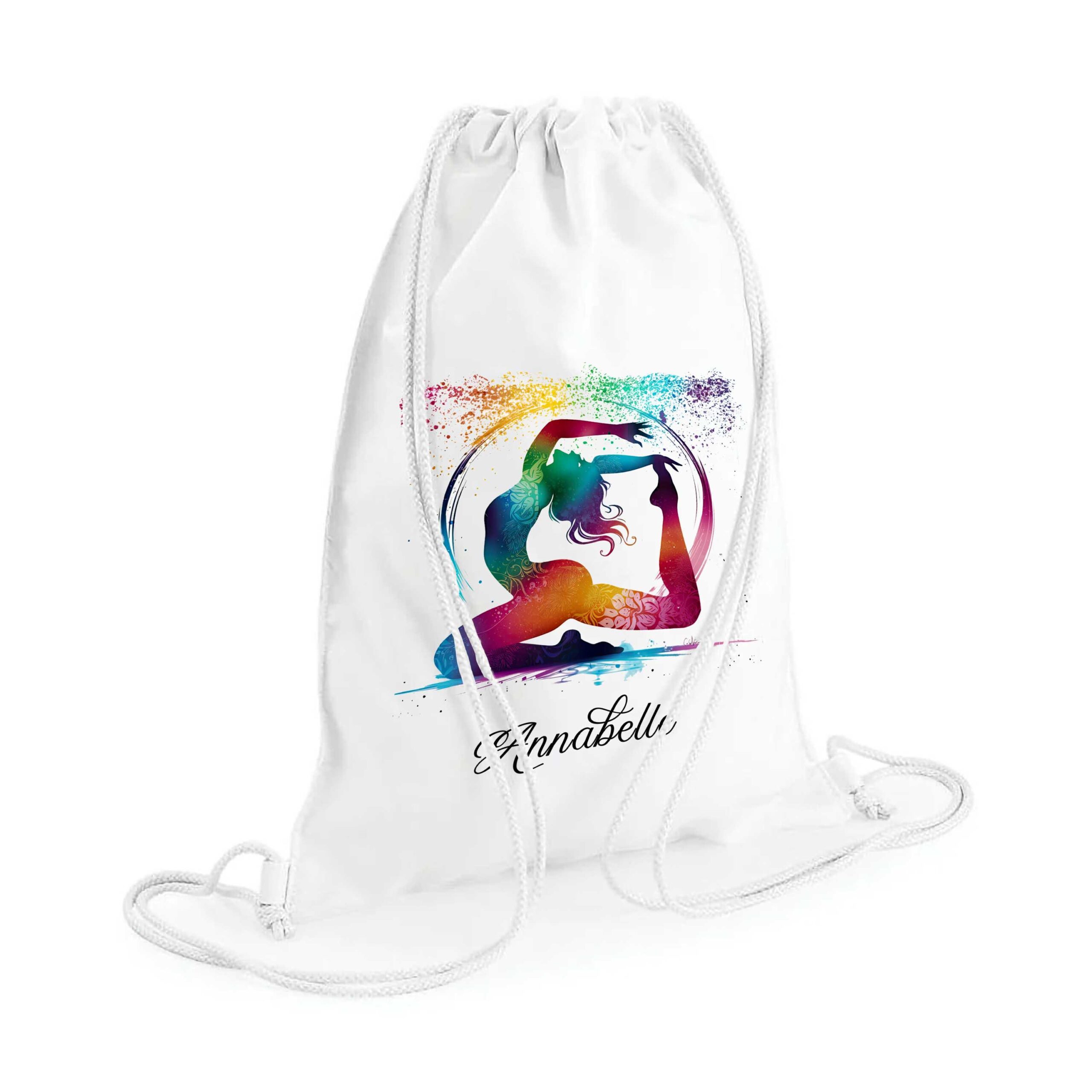 Personalised Gymnastics Bag & Notebook Set – Custom Name Gift for Girls, Gymnast Team Present, Dance & Sports Gift - Image 2