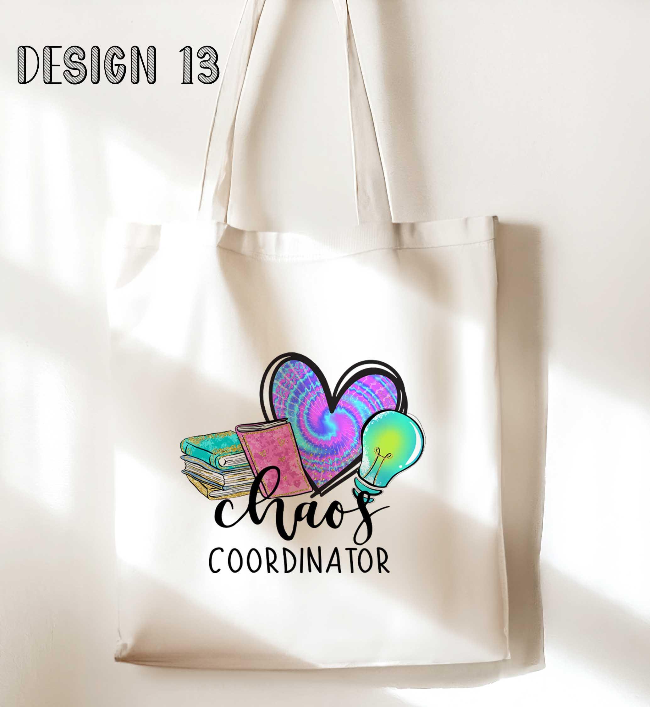 Teacher Appreciation Tote Bag – Personalised White Shoulder Bag Gift - Image 4