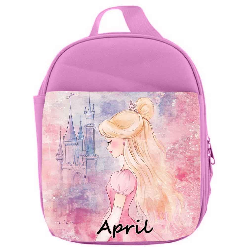 Personalised Princess Lunch Box: Insulated Kids Lunchbag, fairy bag lunch school - Image 2