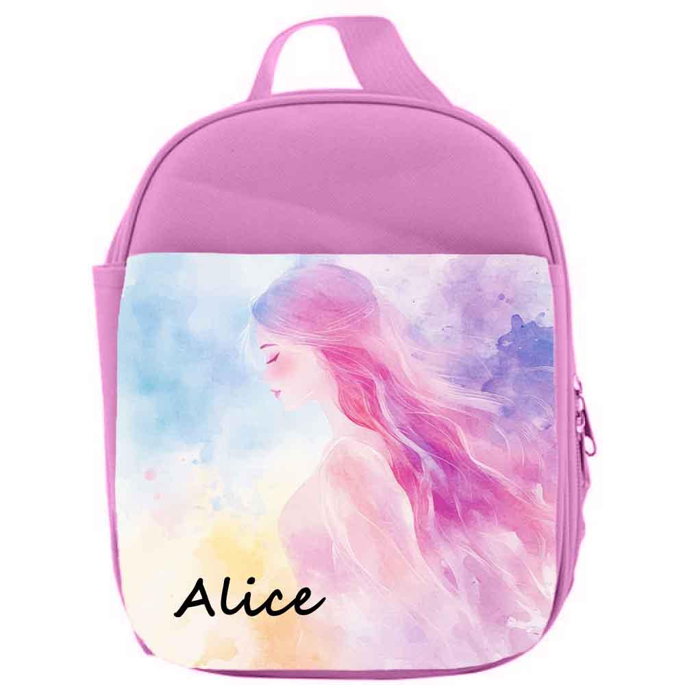 Personalised Princess Lunch Box: Insulated Kids Lunchbag, fairy bag lunch school - Image 3