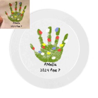 Custom Kids Drawing Dinner Set | Personalised Artwork Gift