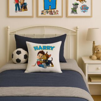 Set of 3 Personalised Rescue Puppy Nursery Prints – Custom Kids Bedroom Wall Art & Playroom Decor