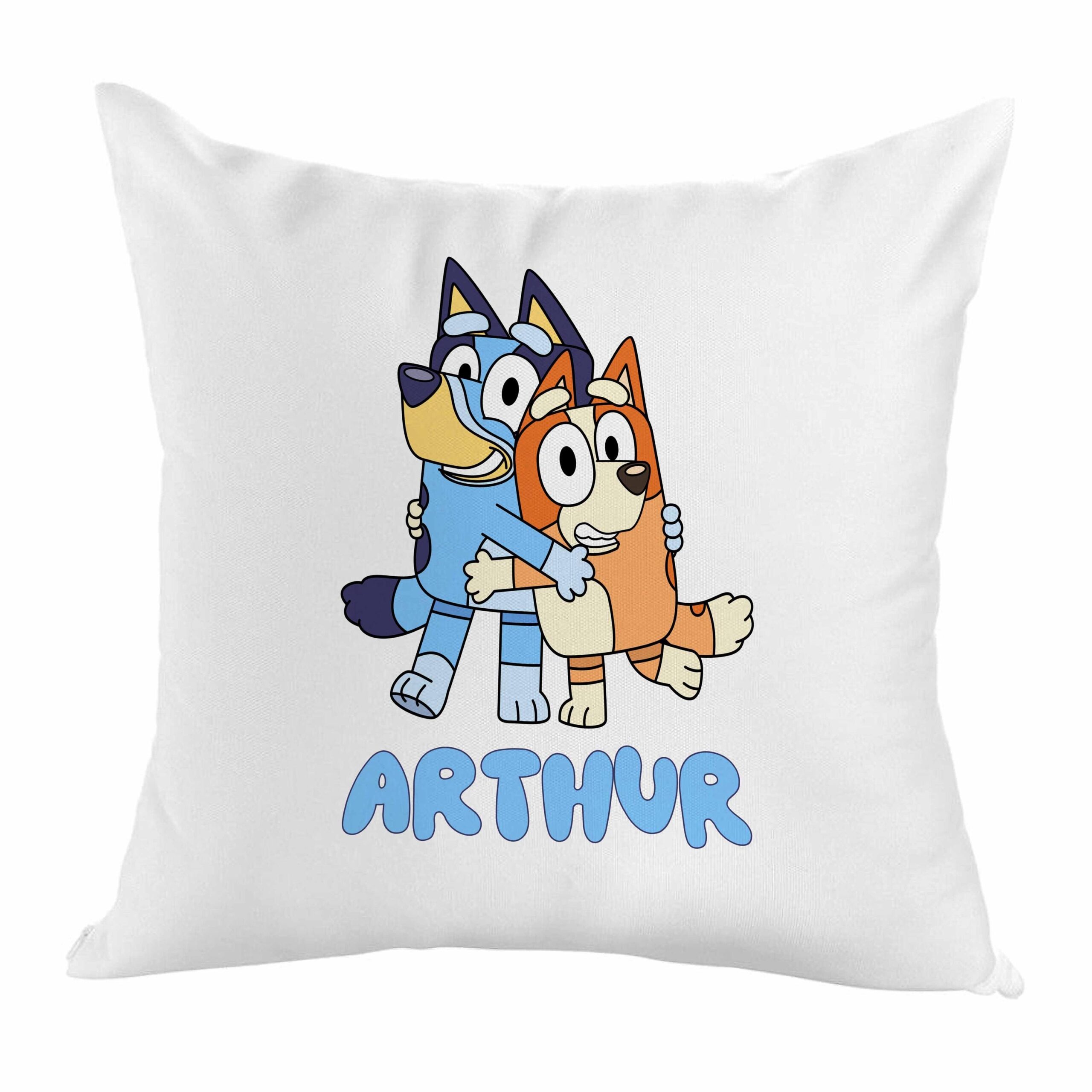 Bluey-Inspired Personalised Cushion for Kids – Custom Name Pillow - Image 4