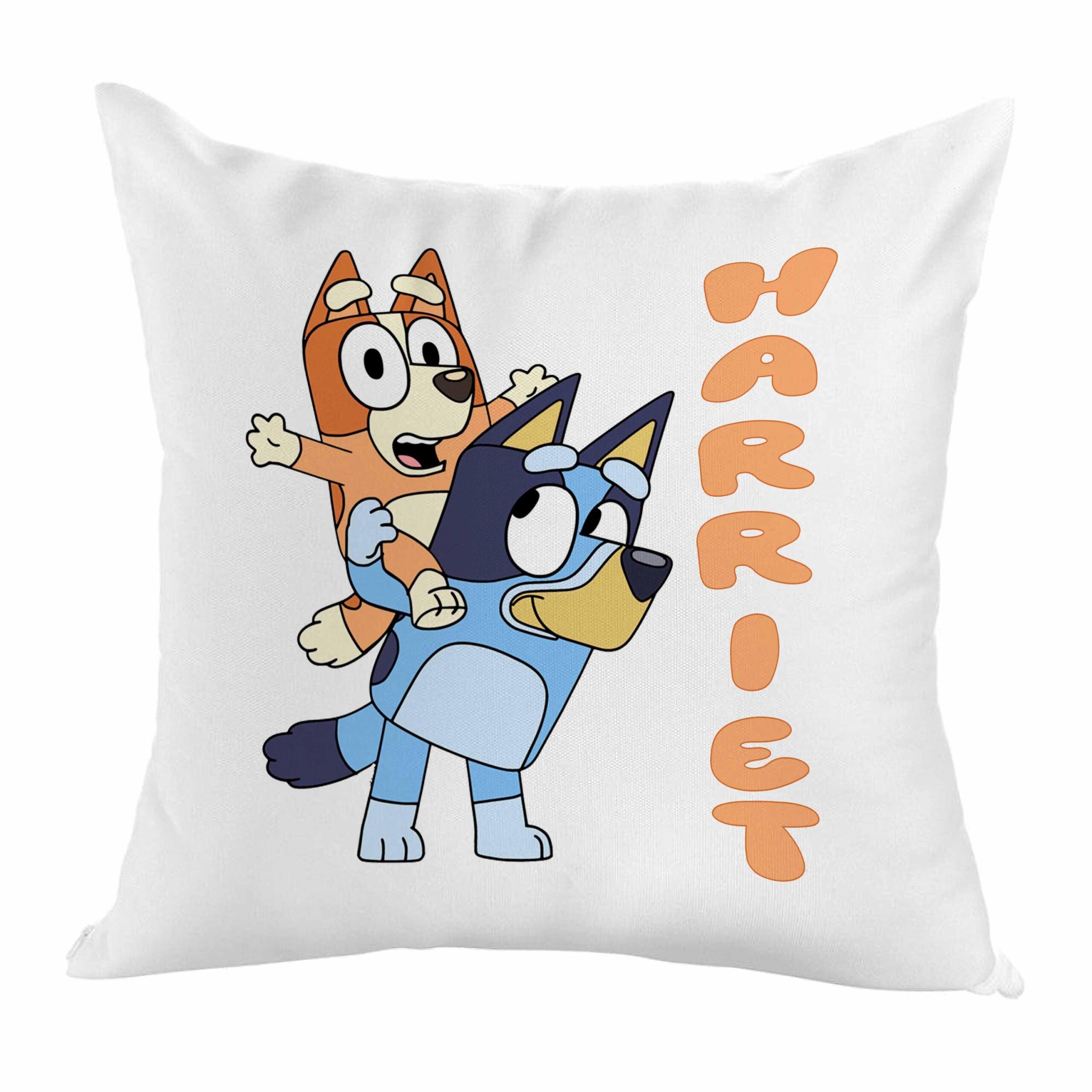 Bluey-Inspired Personalised Cushion for Kids – Custom Name Pillow - Image 5