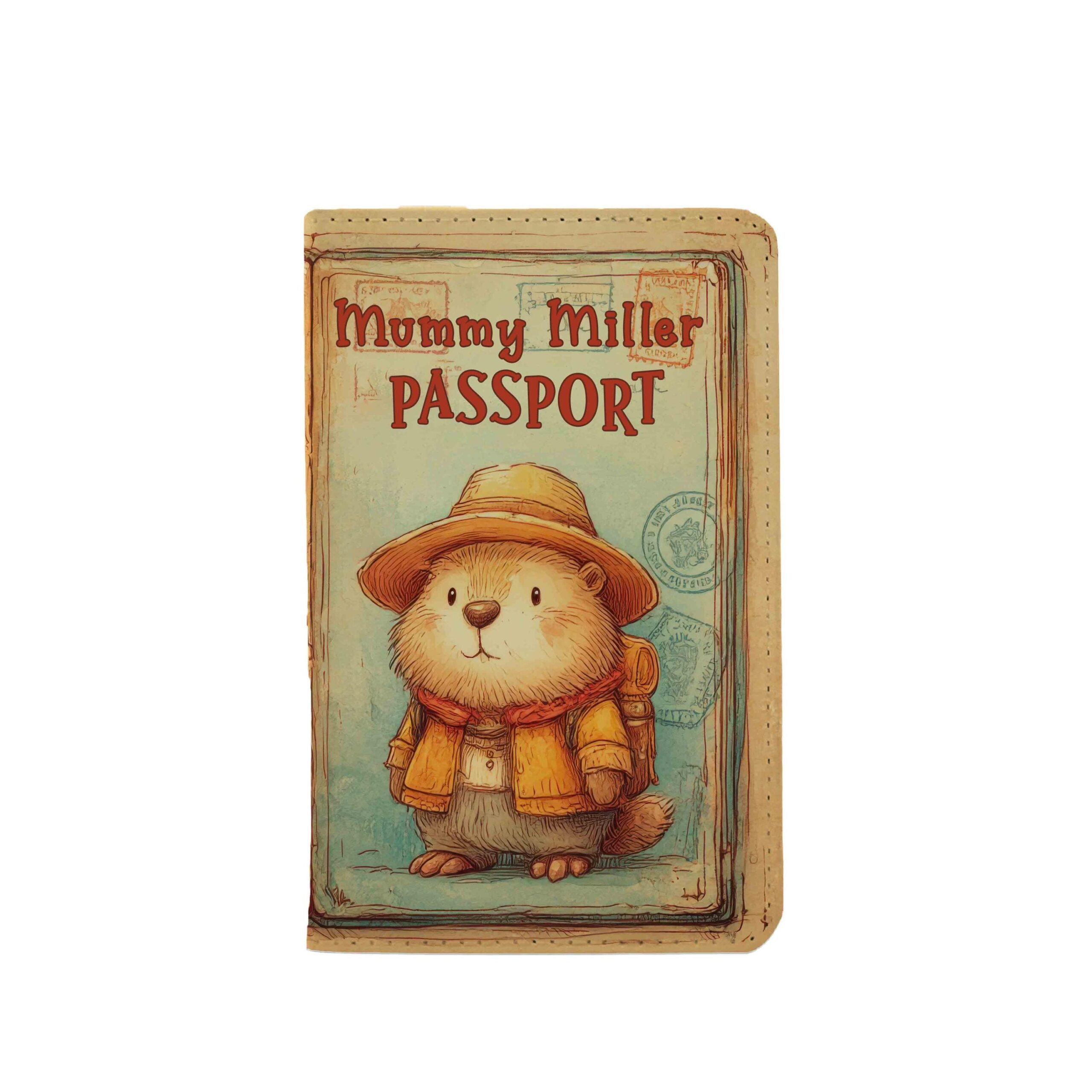 Personalised Passport Holder: Family Passports Faux Leather Travel Keepsake - Image 3
