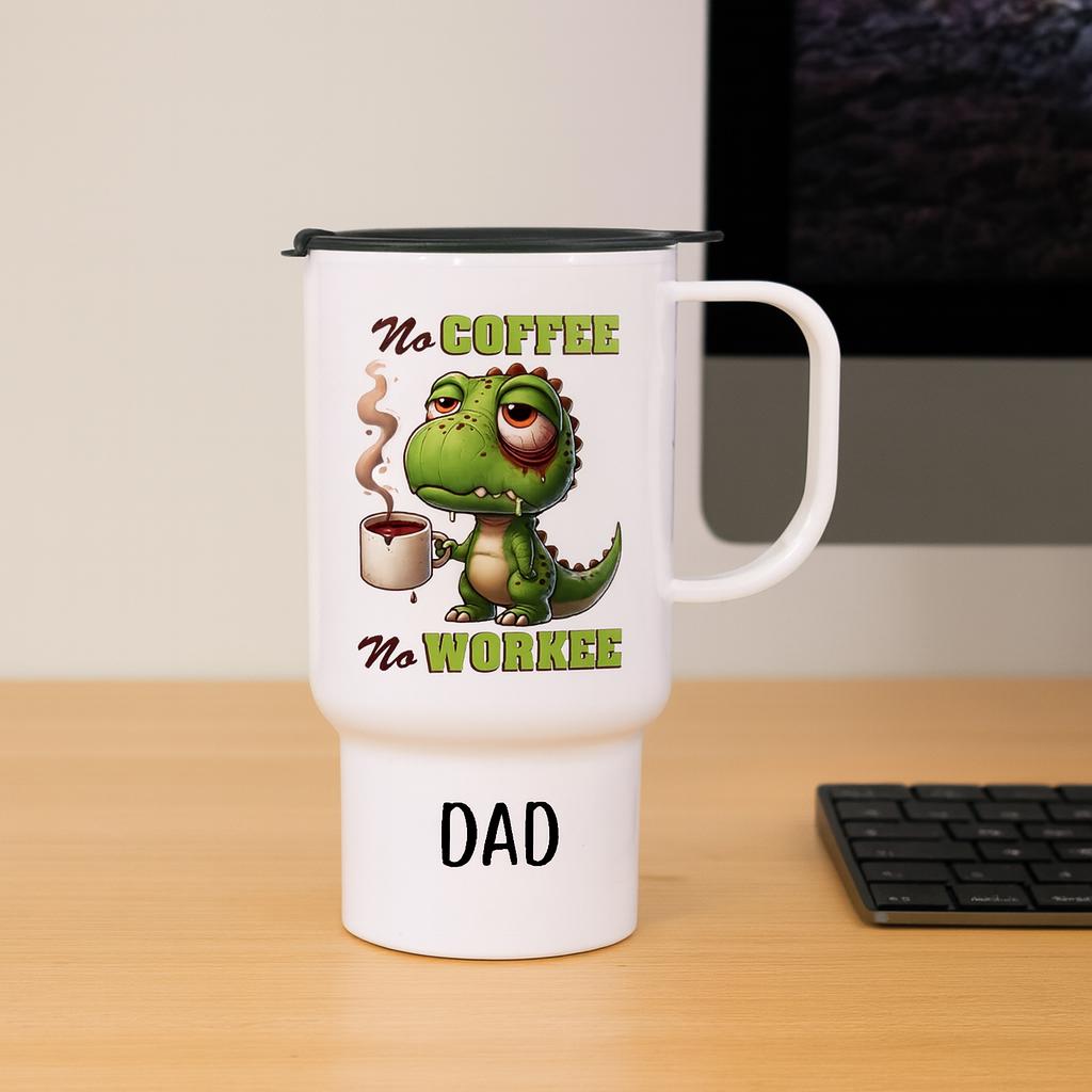 Personalised Travel Mug – Custom Photo or Text 14oz Polymer Cup mug