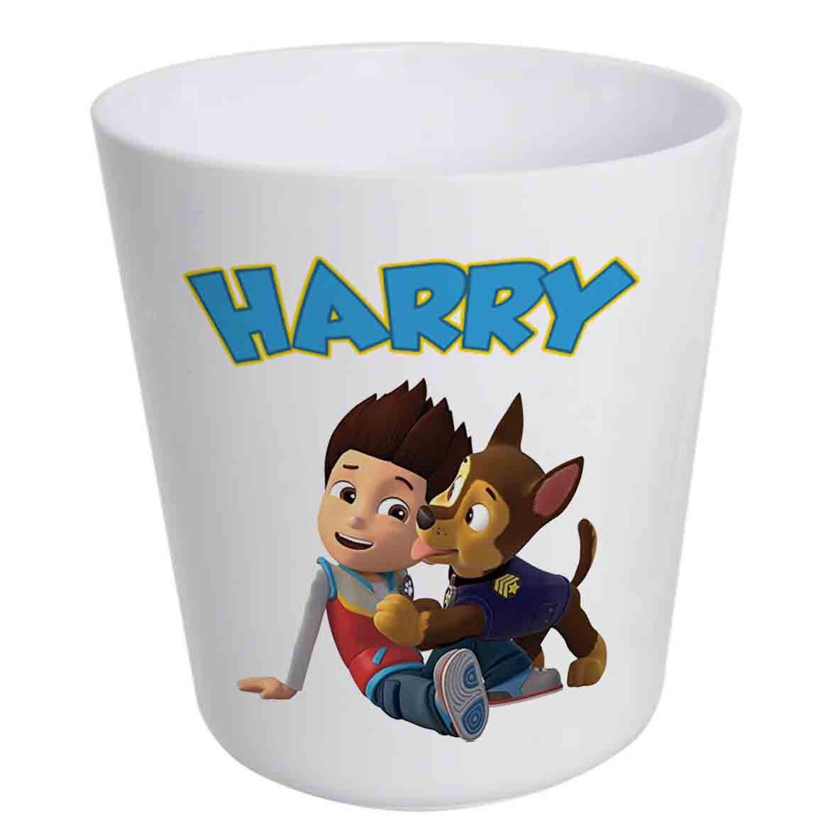 Personalised Rescue Puppy Kids Dinnerware Set – Custom Name Plate, Bowl, Cup & Cutlery Gift - Image 7