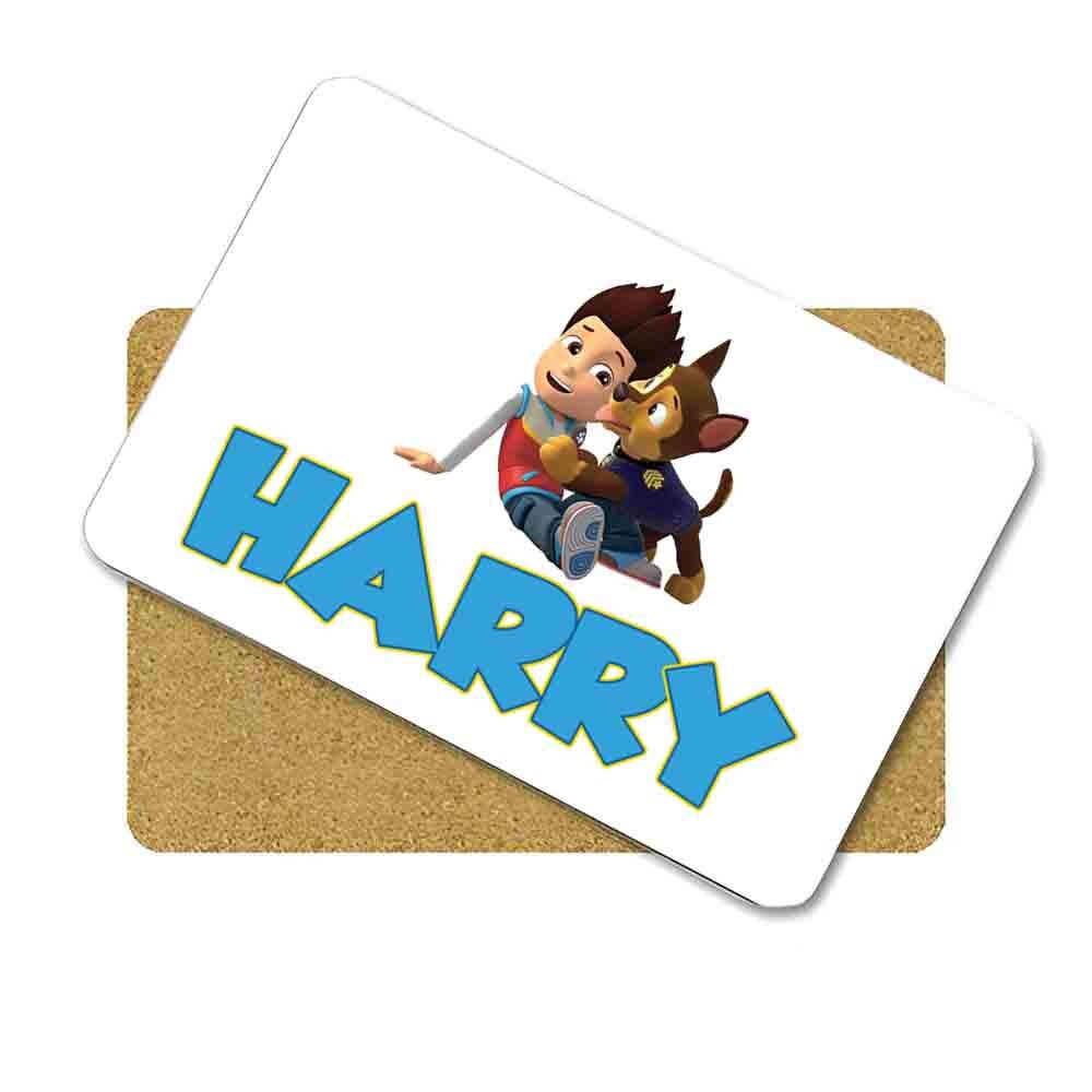 Personalised Rescue Puppy Kids Dinnerware Set – Custom Name Plate, Bowl, Cup & Cutlery Gift - Image 8