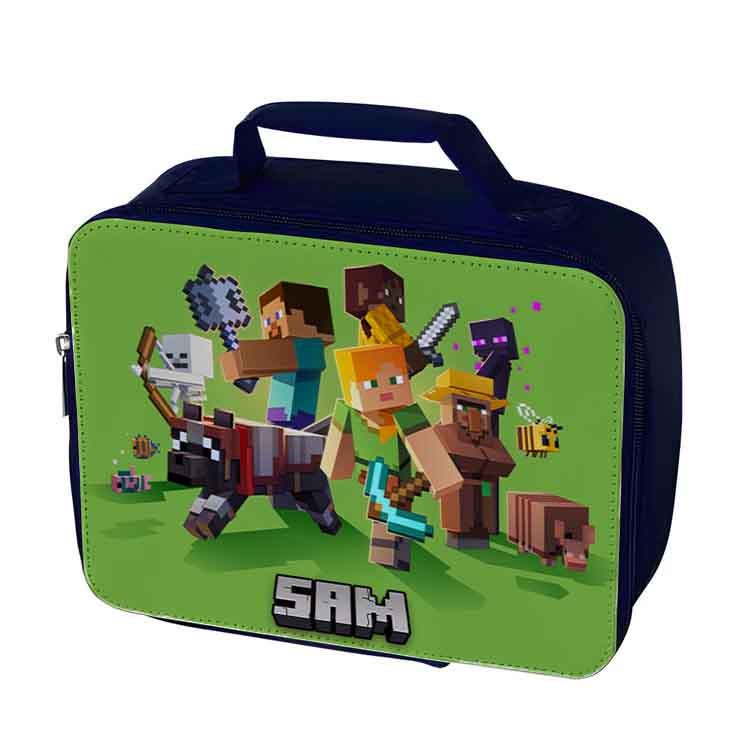 Custom Gamer Lunch Box & Cooler Bag – Personalised Kids School Lunch Bag with Name - Image 6