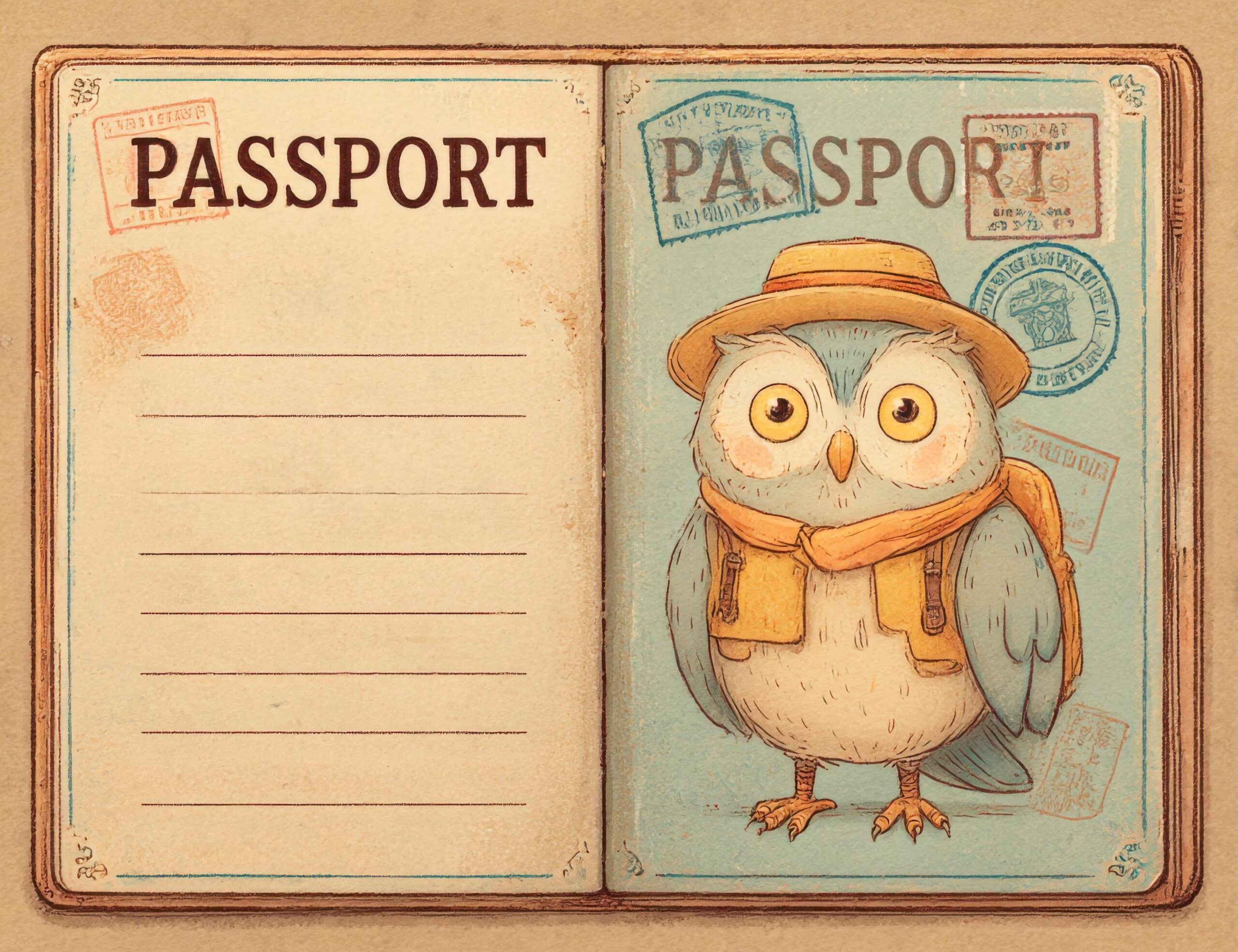 Personalised Passport Holder: Family Passports Faux Leather Travel Keepsake - Image 4
