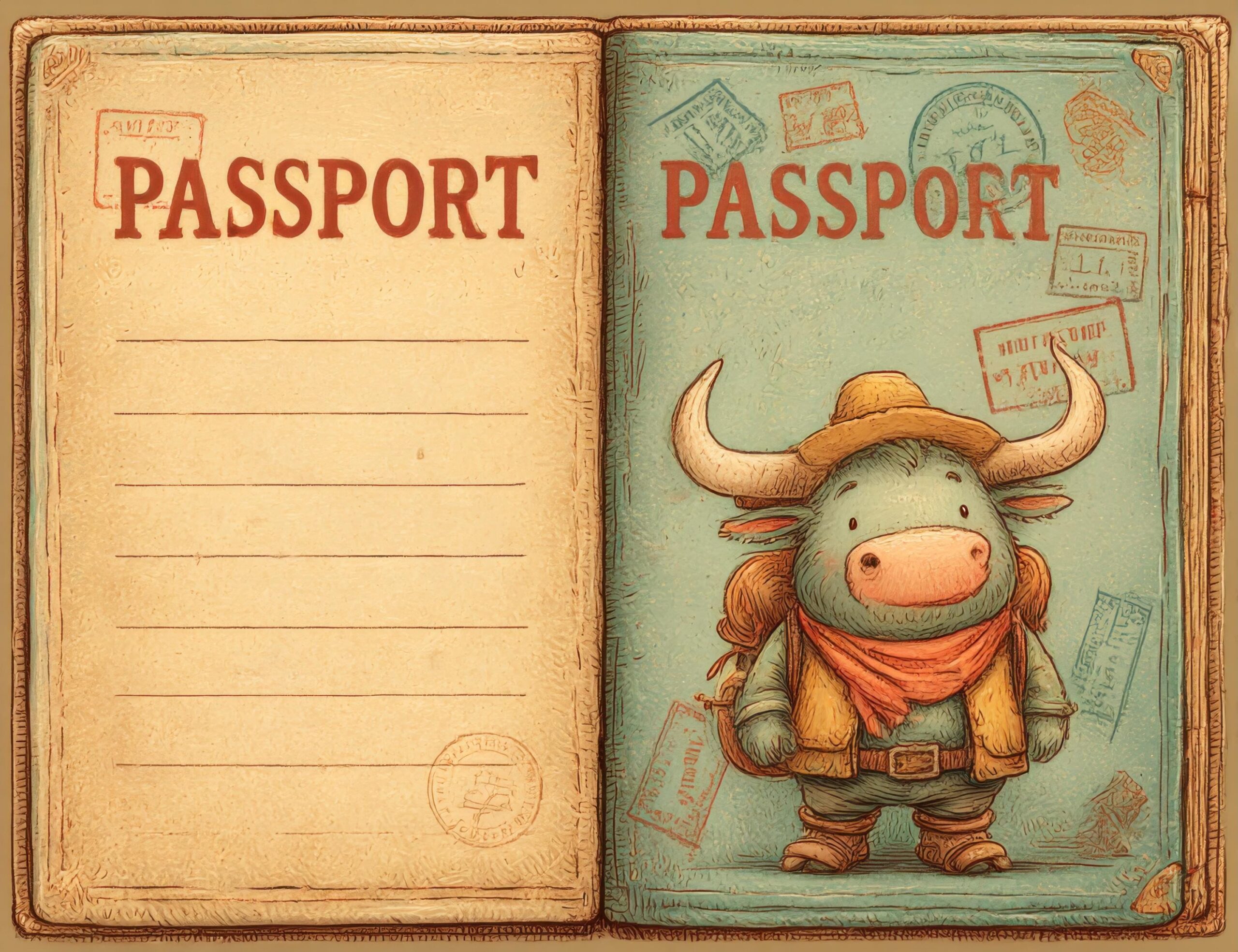 Personalised Passport Holder: Family Passports Faux Leather Travel Keepsake - Image 8