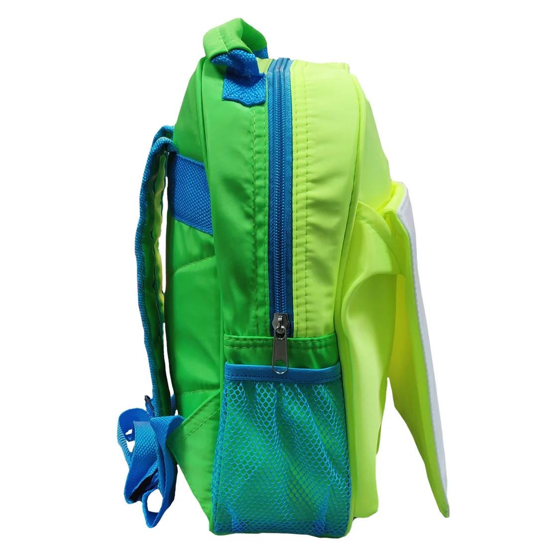 Personalised Neon Green Kids Backpack – Retro Game Style School Bag | sonic - Image 5