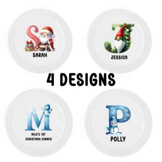 Personalised Children’s Christmas Dinner Set | 4 Festive Designs