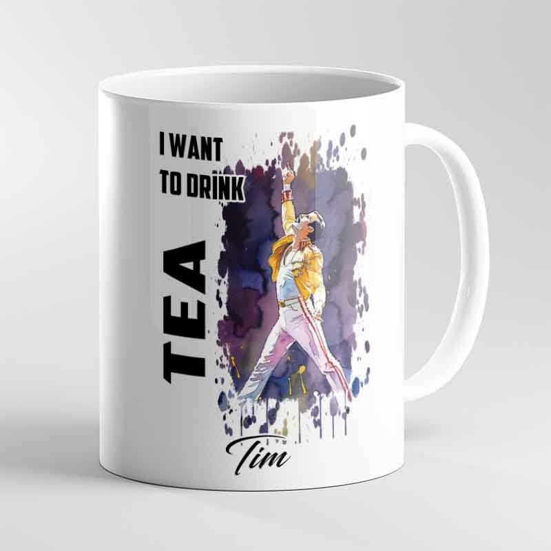 Personalised Freddie Mercury Tea Mug – Funny Queen Inspired Gift for Tea Lovers - Image 5