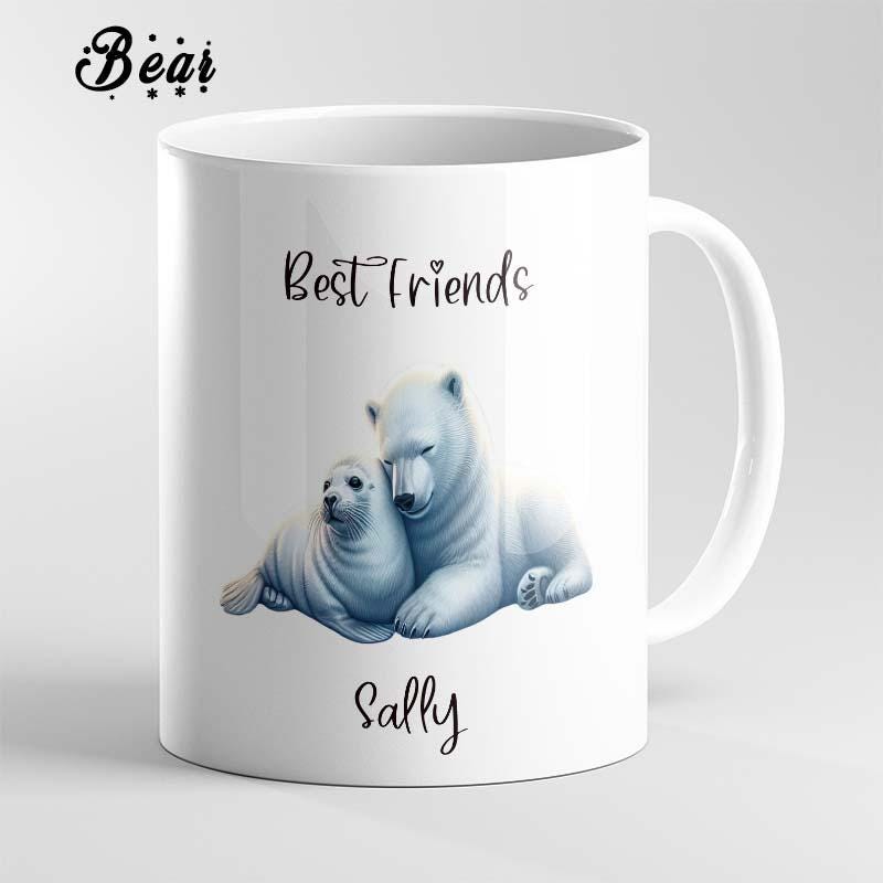 Personalised Cute Animal Mug – best friends pets - Image 2