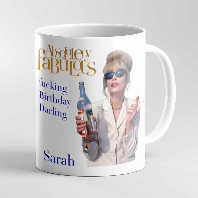 Funny Absolutely Fabulous Mug – Personalised 11oz Coffee Cup Gift - Image 4