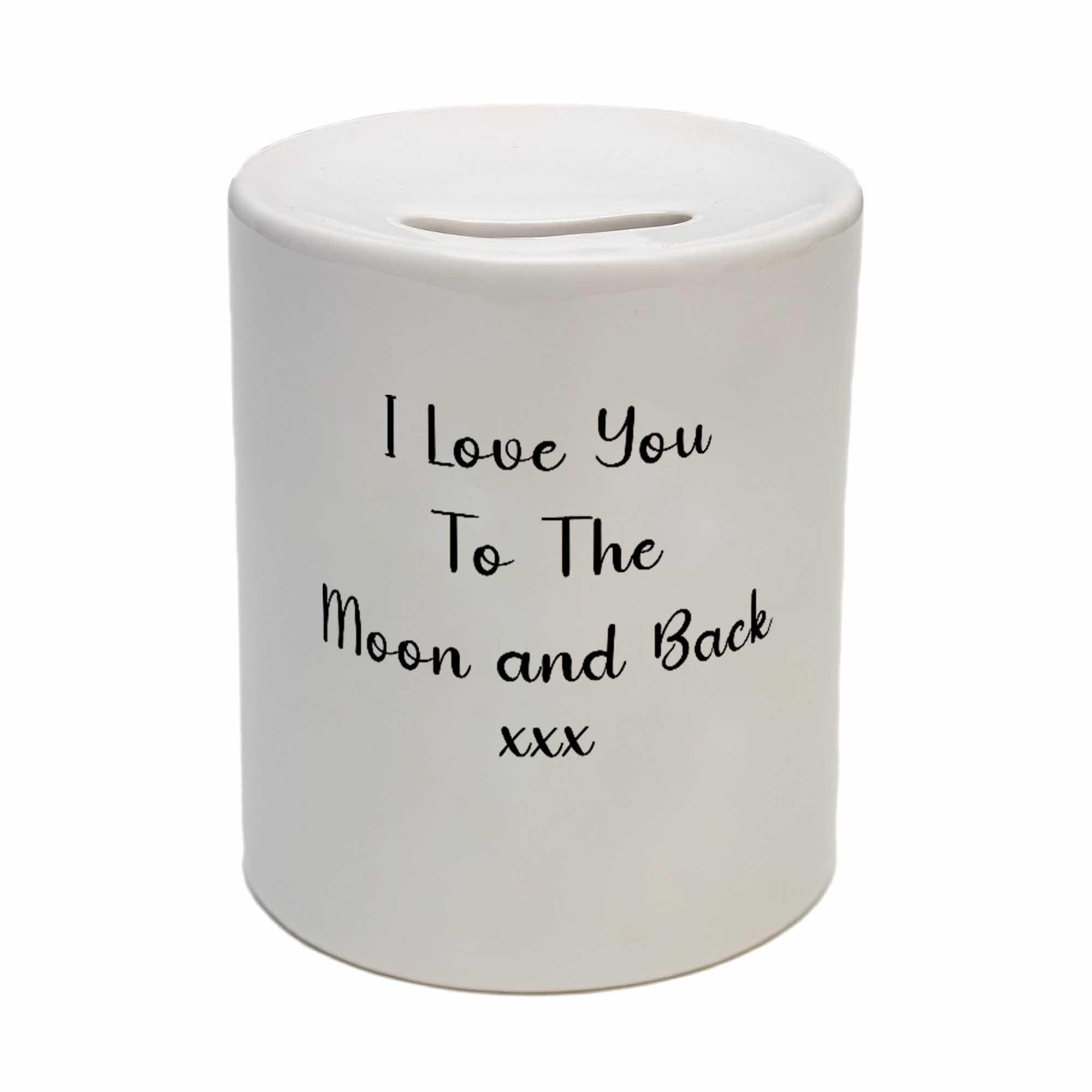 Beautiful Personalised Ceramic Money Box – Baby Christening Photo Gift | Twinkle Twinkle Design - Image 6