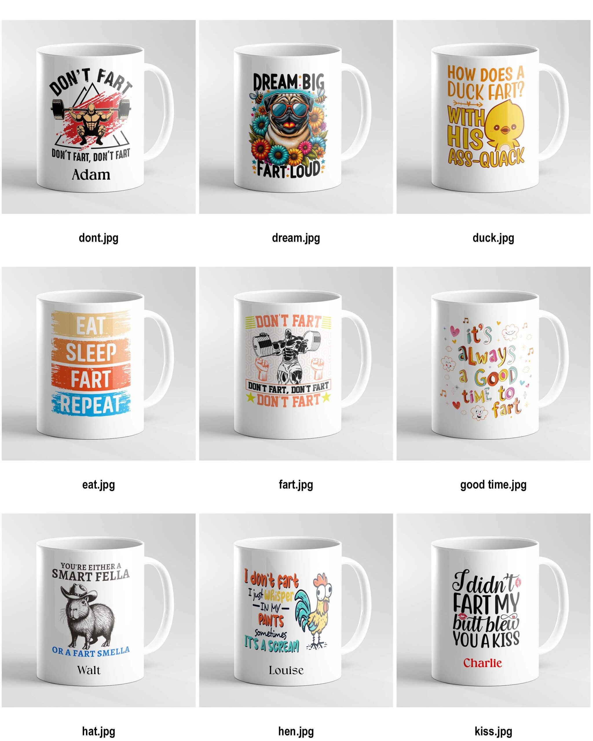 Personalised Funny Fart Mug - Image 9
