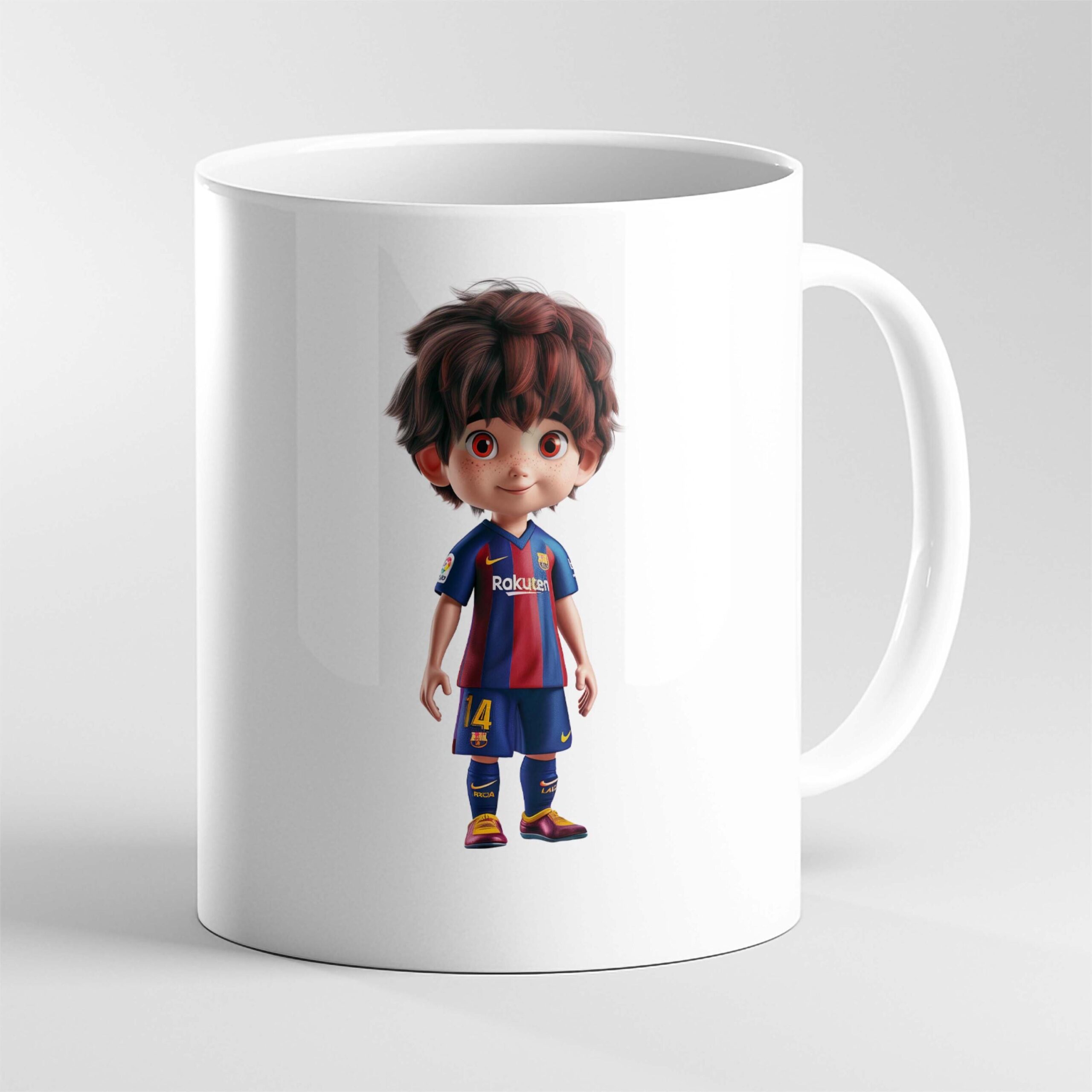 Personalised Football Team Chibi Mug - Image 6