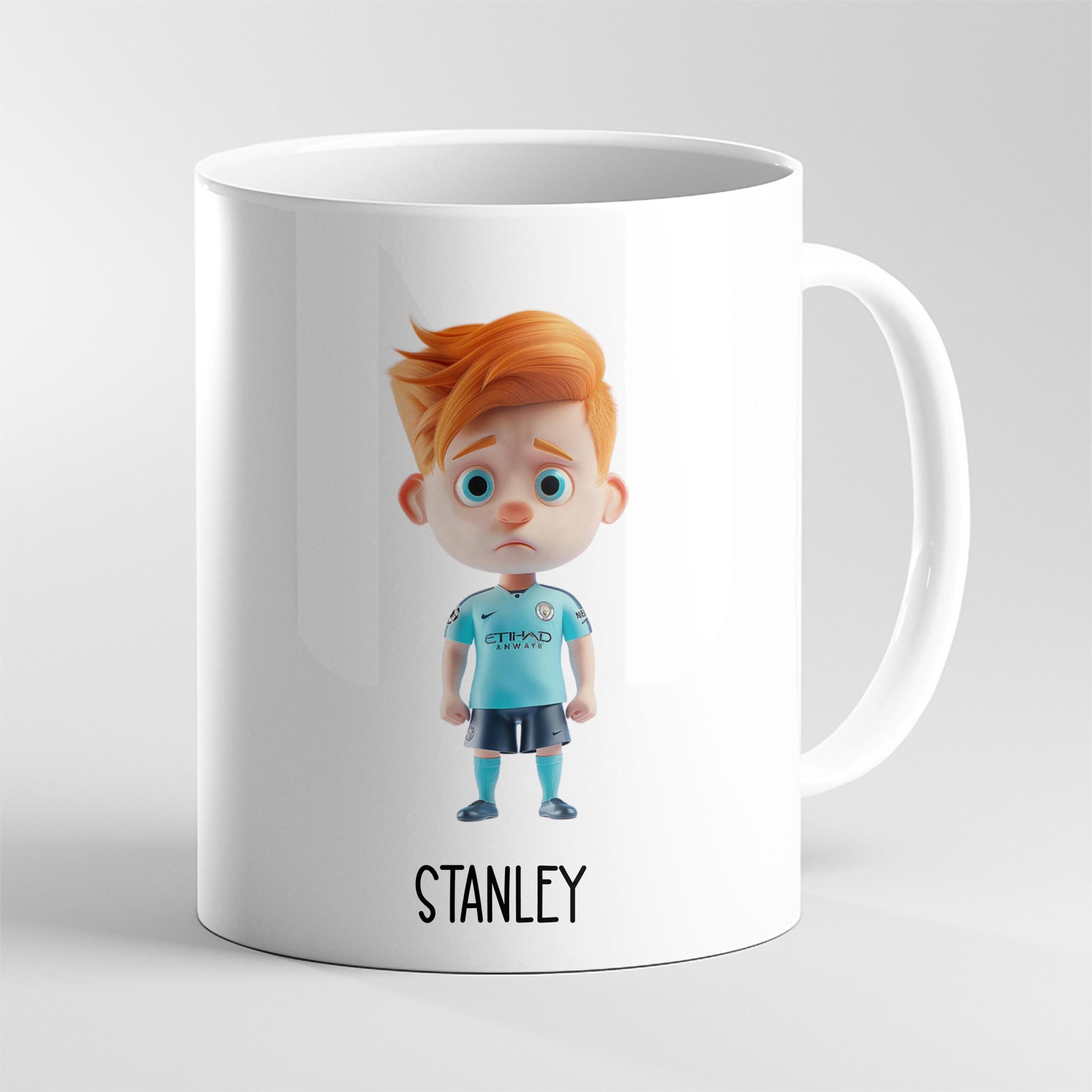 Personalised Football Team Chibi Mug