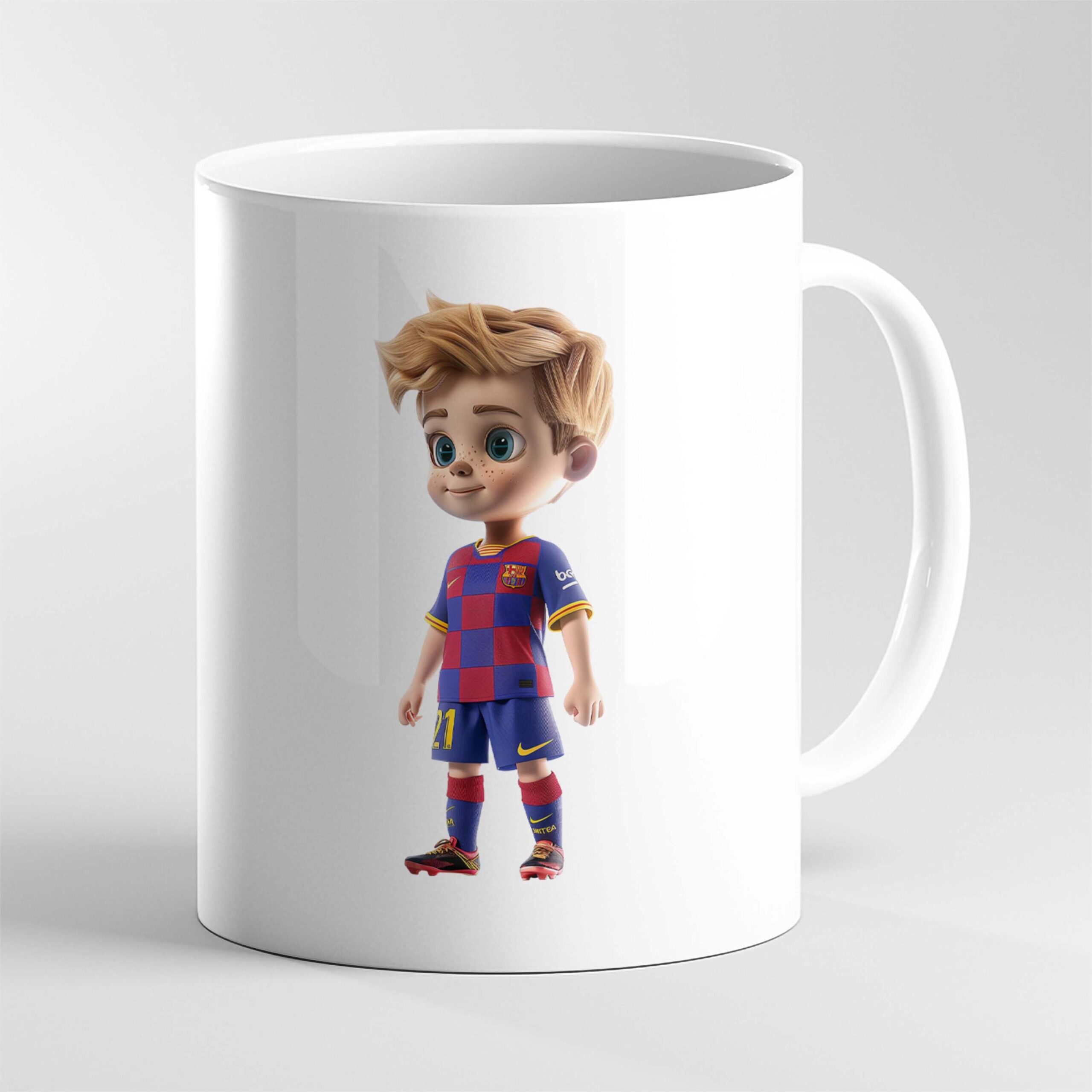 Personalised Football Team Chibi Mug - Image 5