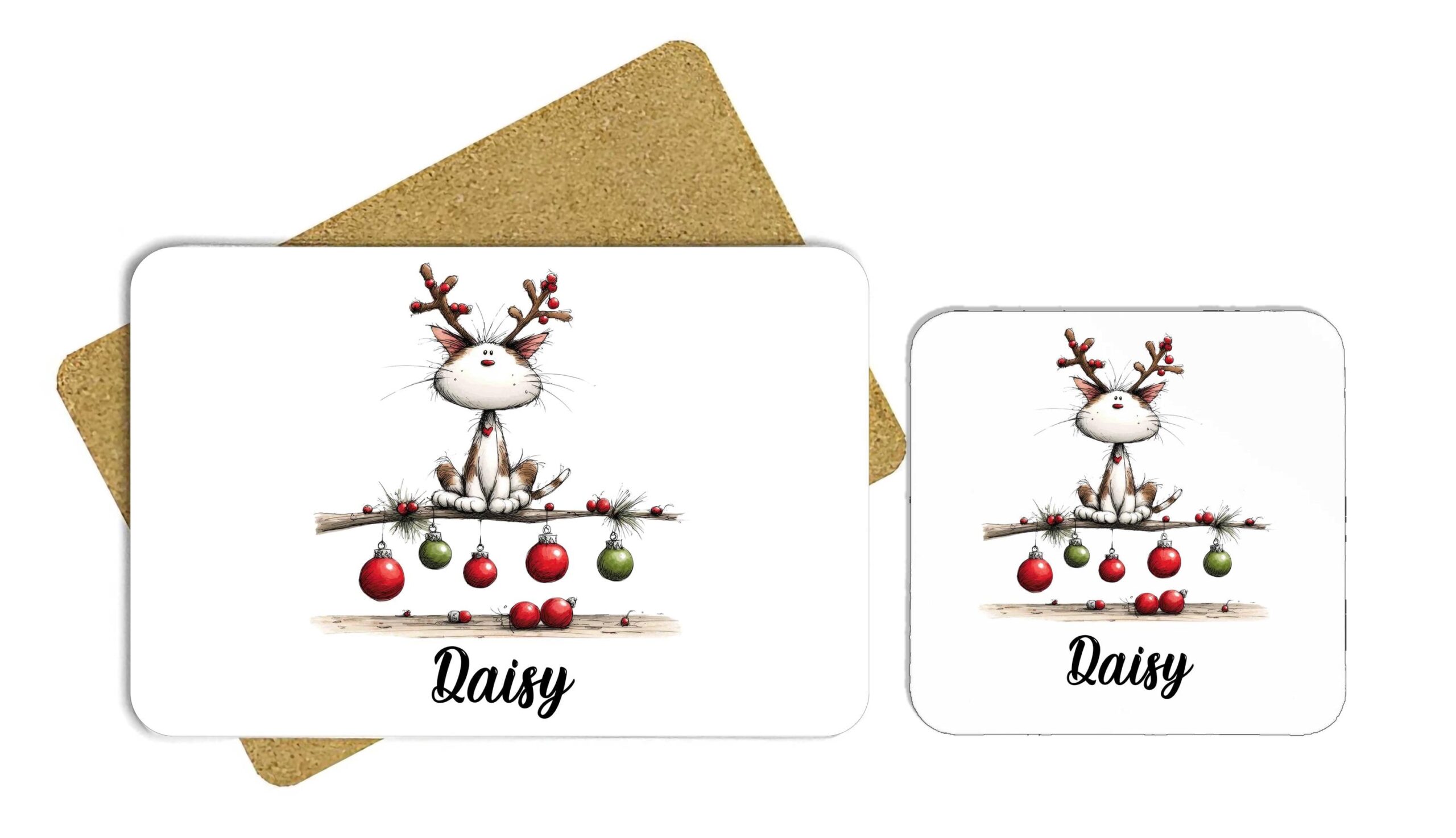 Magical Personalised Kids Christmas Tableware Set – Animal Design Unbreakable Plate, Bowl, Cup, Mug & Cutlery - Image 7