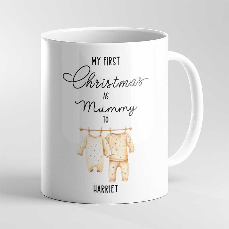 My First Christmas as Mummy or Daddy – Christmas Mug - Image 2