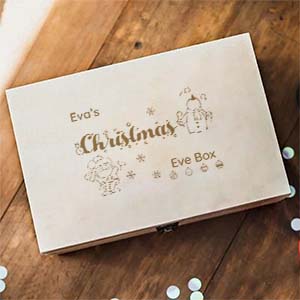 Personalised Christmas Eve Boxes - Wooden 2 sizes - Image 5